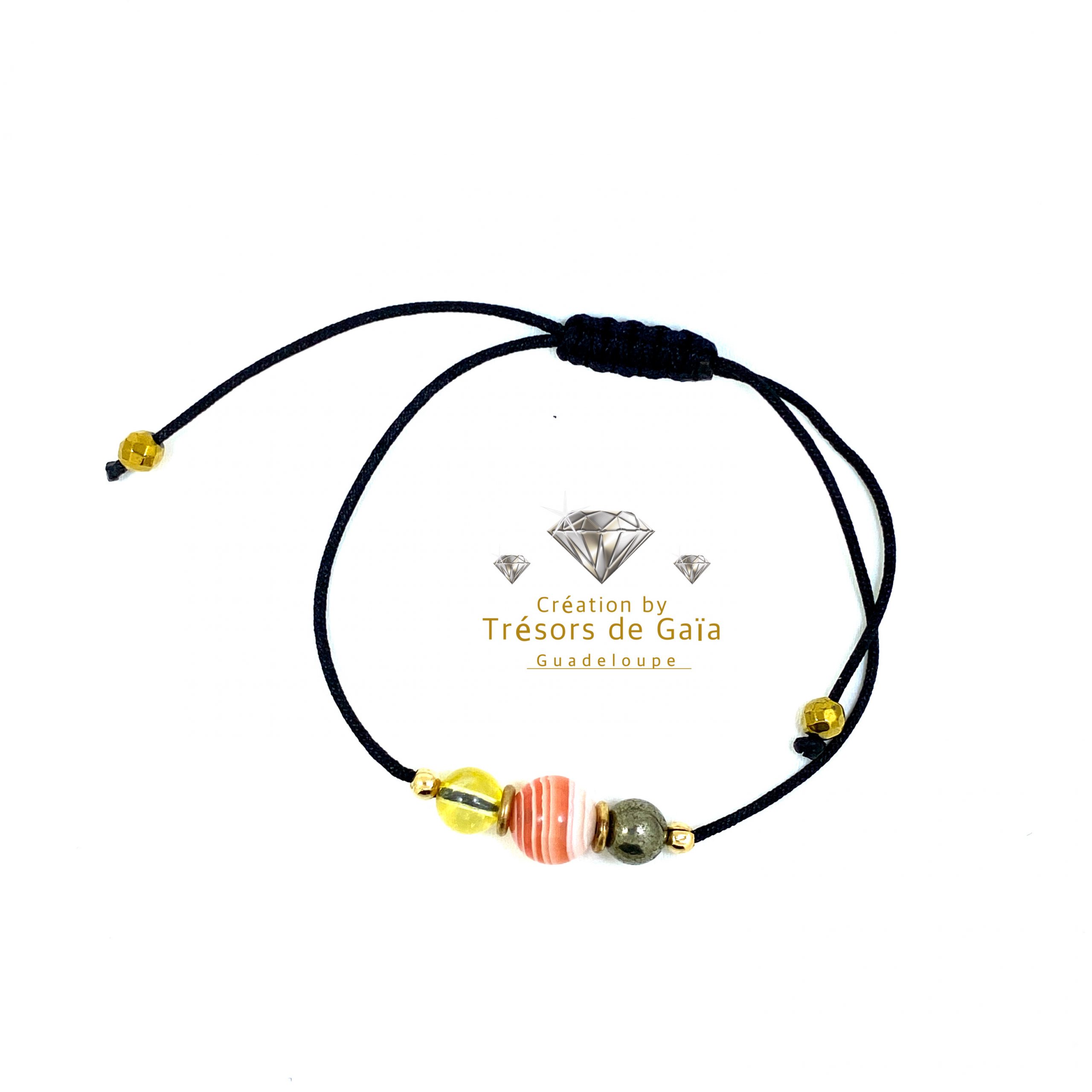 Talisman Réussite & Prospérité - Pyrite, Citrine et Cornaline – Image 2