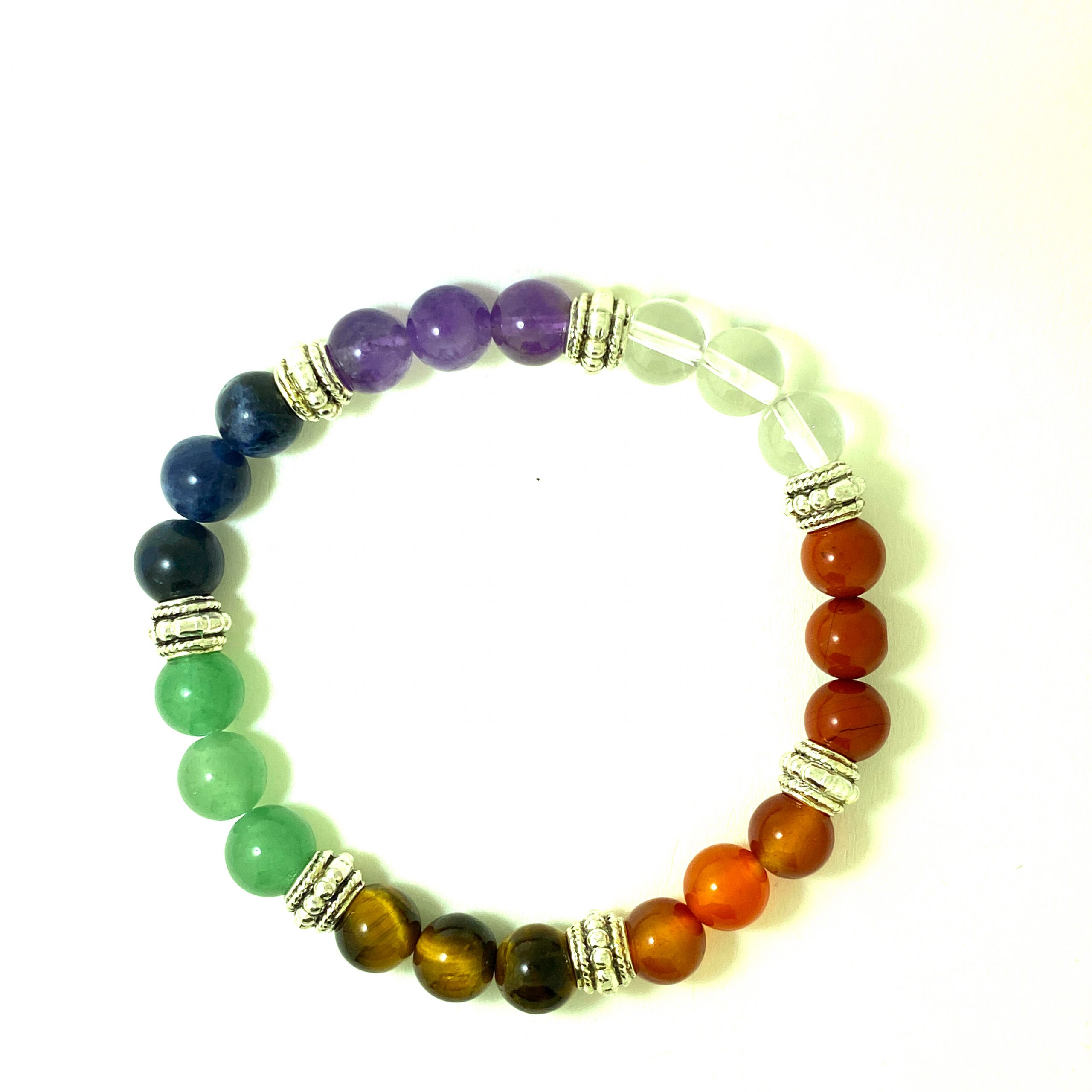 Bracelet élastique - 7 Chakras - 8mm – Image 2