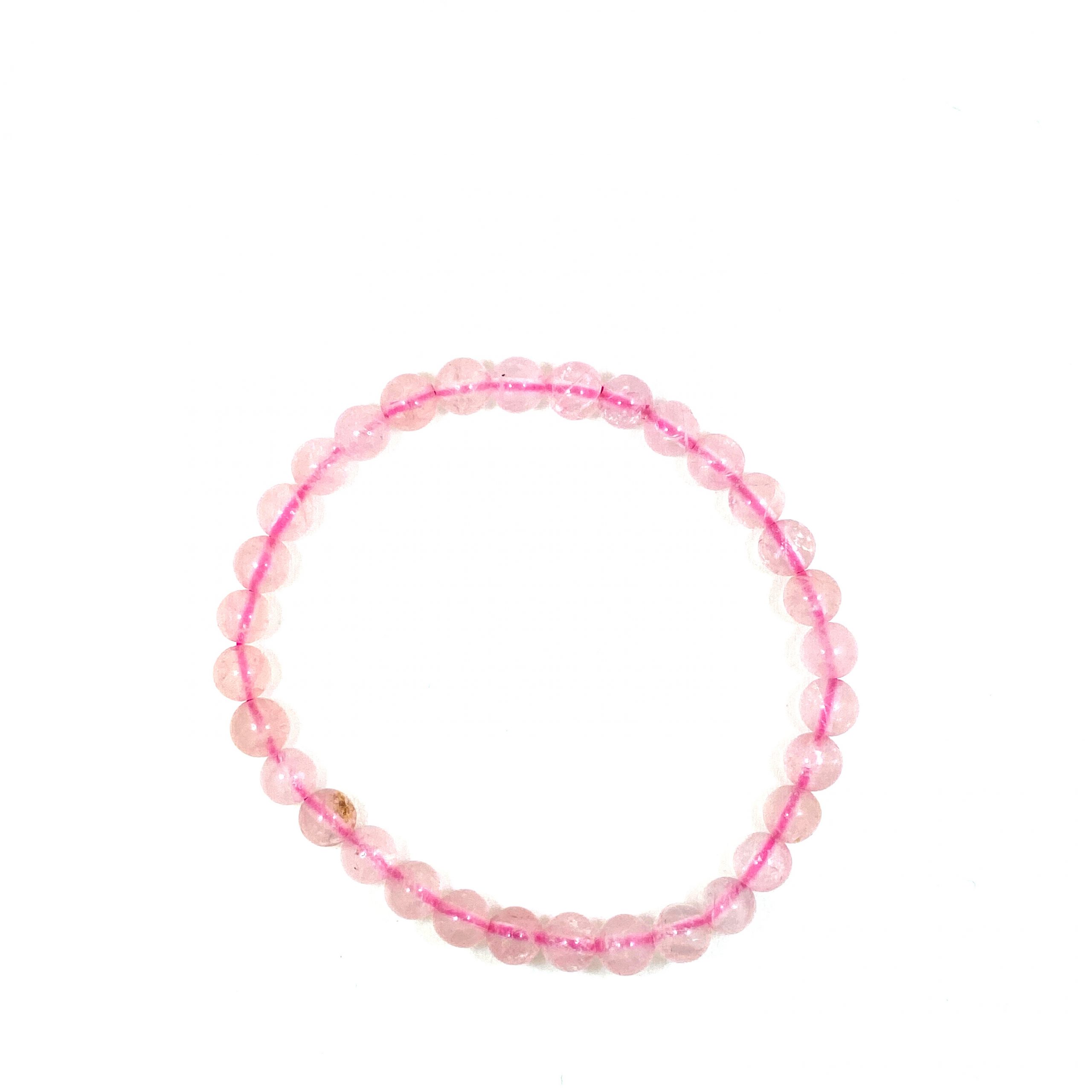 Quartz Rose - Bracelet élastique - 8mm – Image 4