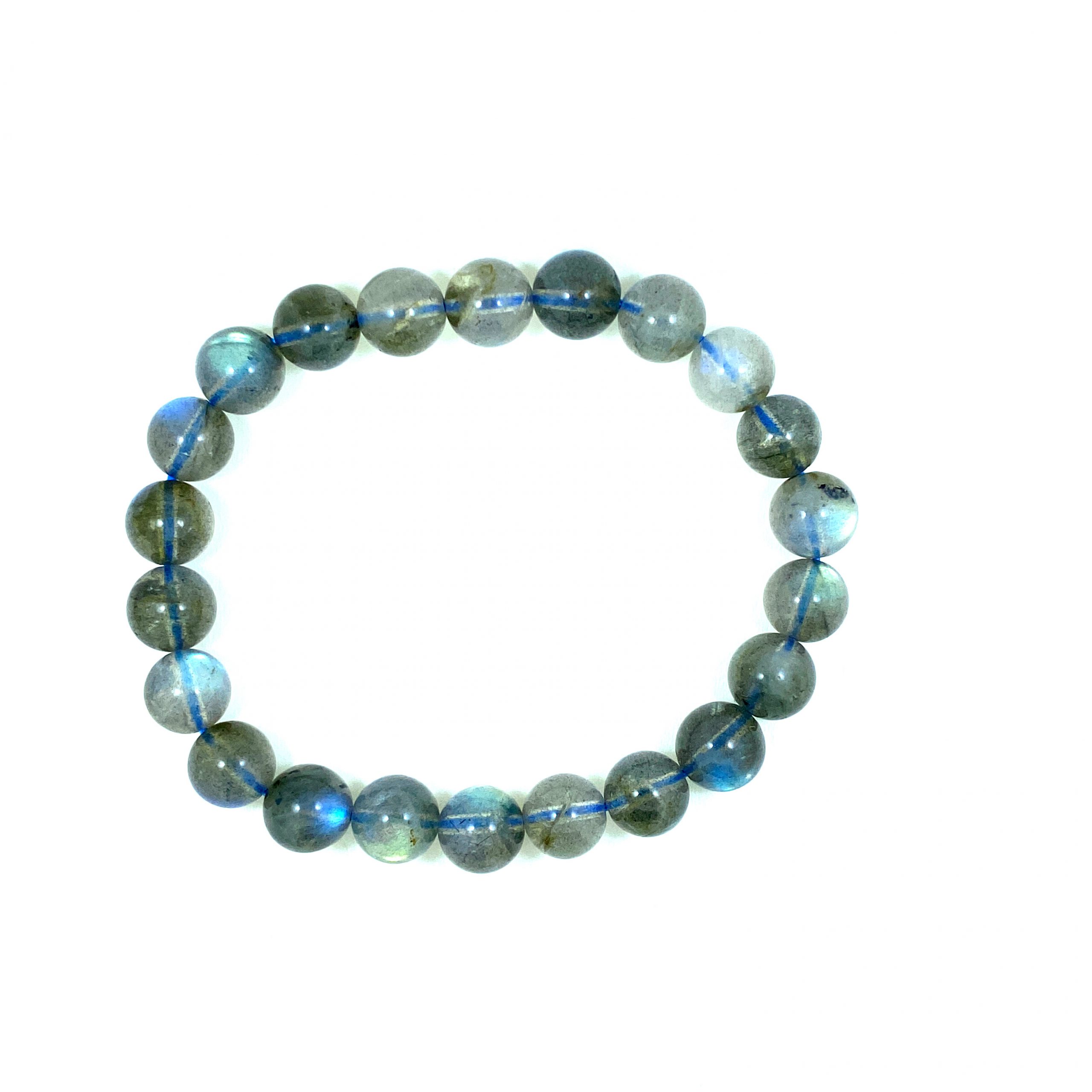 Labradorite - Bracelet élastique - du 6mm au 8mm – Image 6