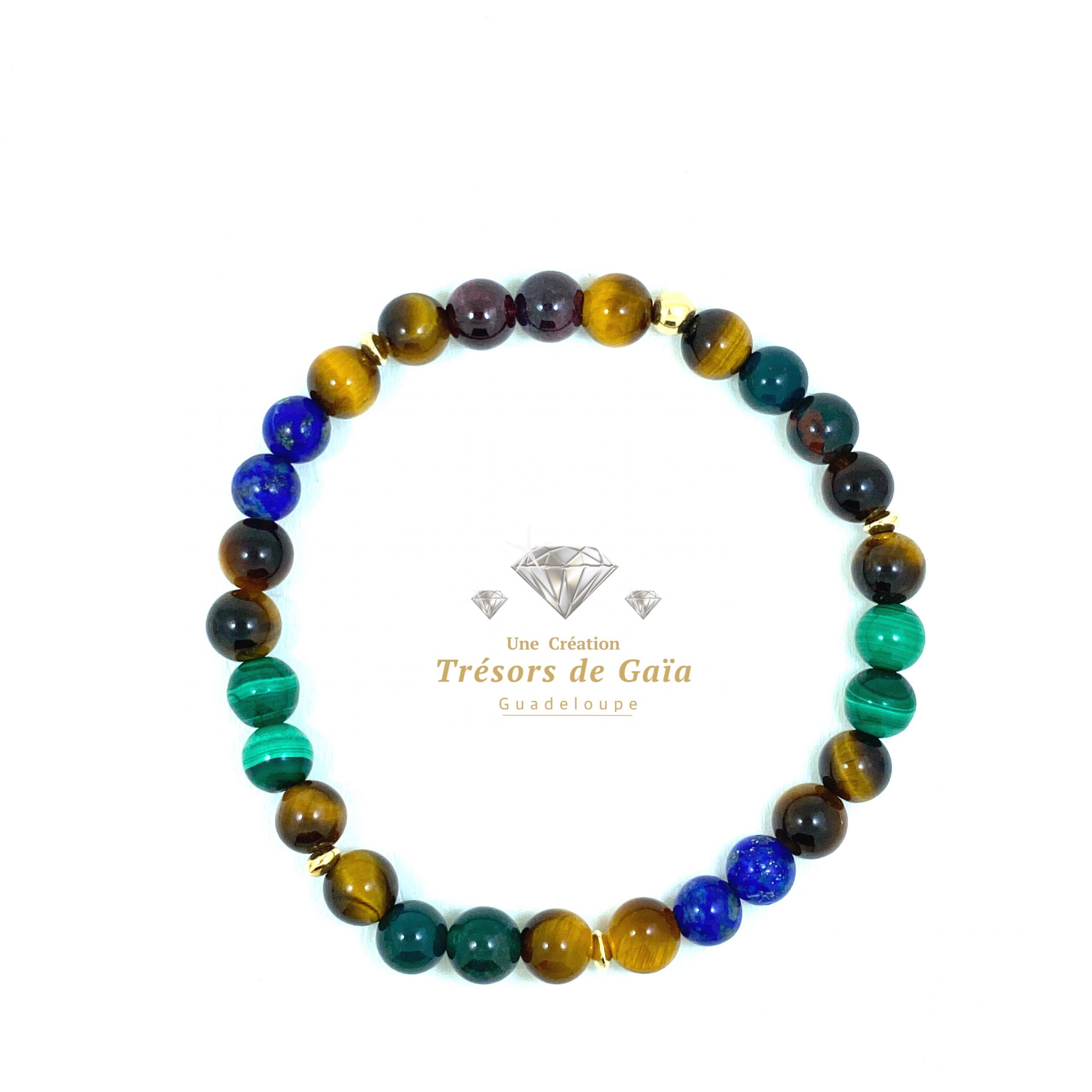 Talisman de Protection et Soutien de Santé - Bracelet Élastique Silicone - 6mm – Image 2