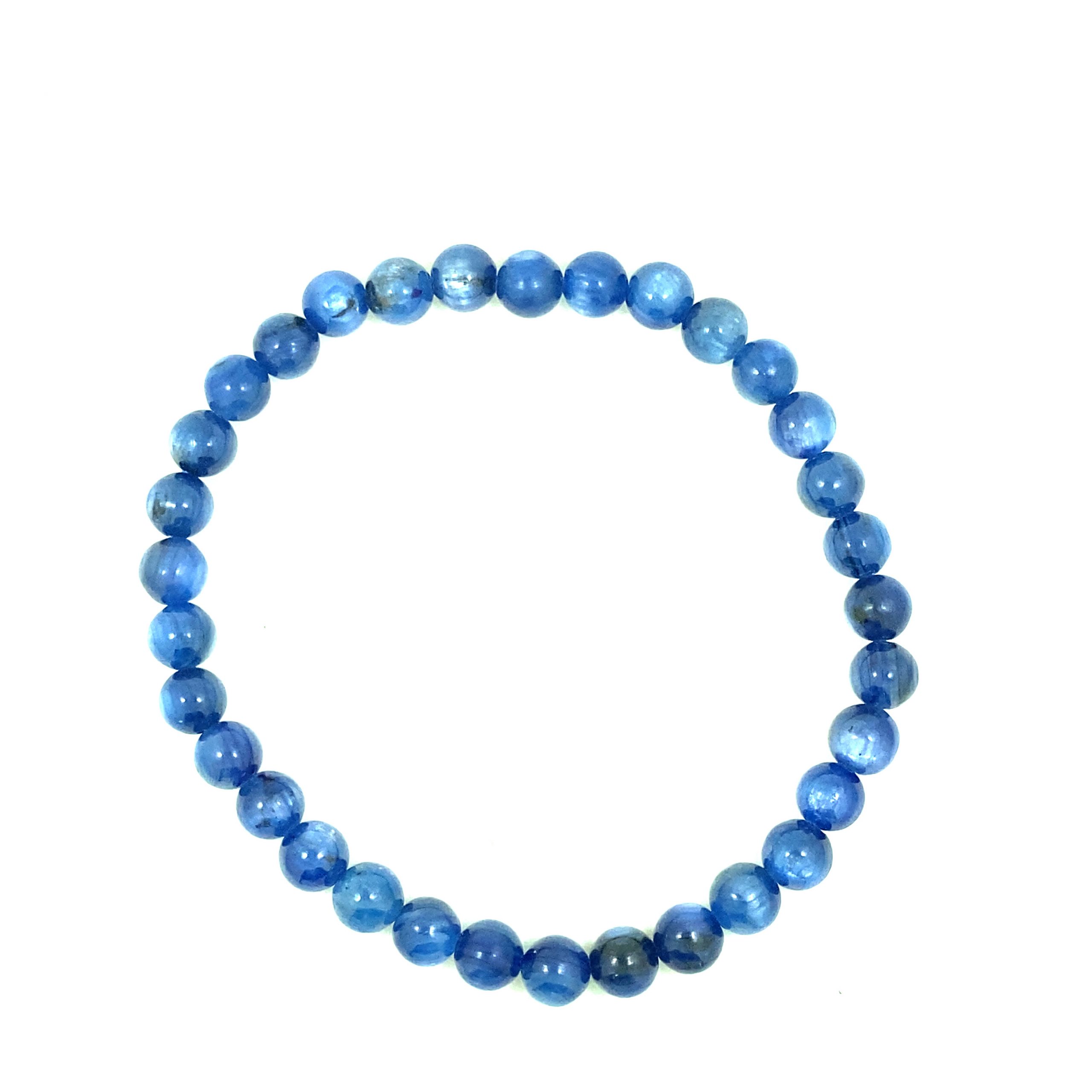 Cyanite (Disthène) - Bracelet élastique - 6mm – Image 2