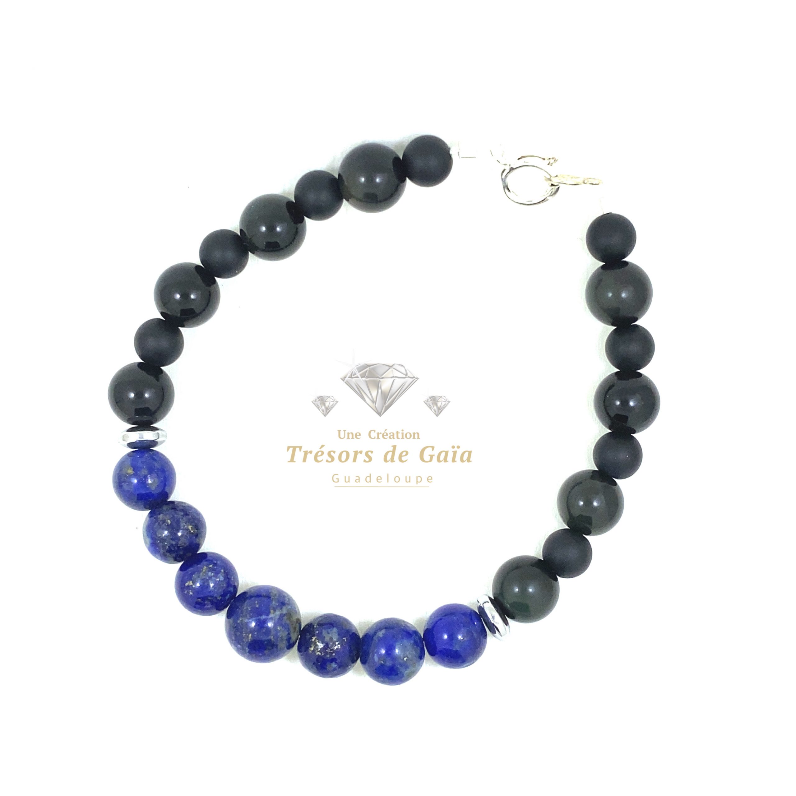 Talisman Protection et Communication - Bracelet Fermoir Argent – Image 2