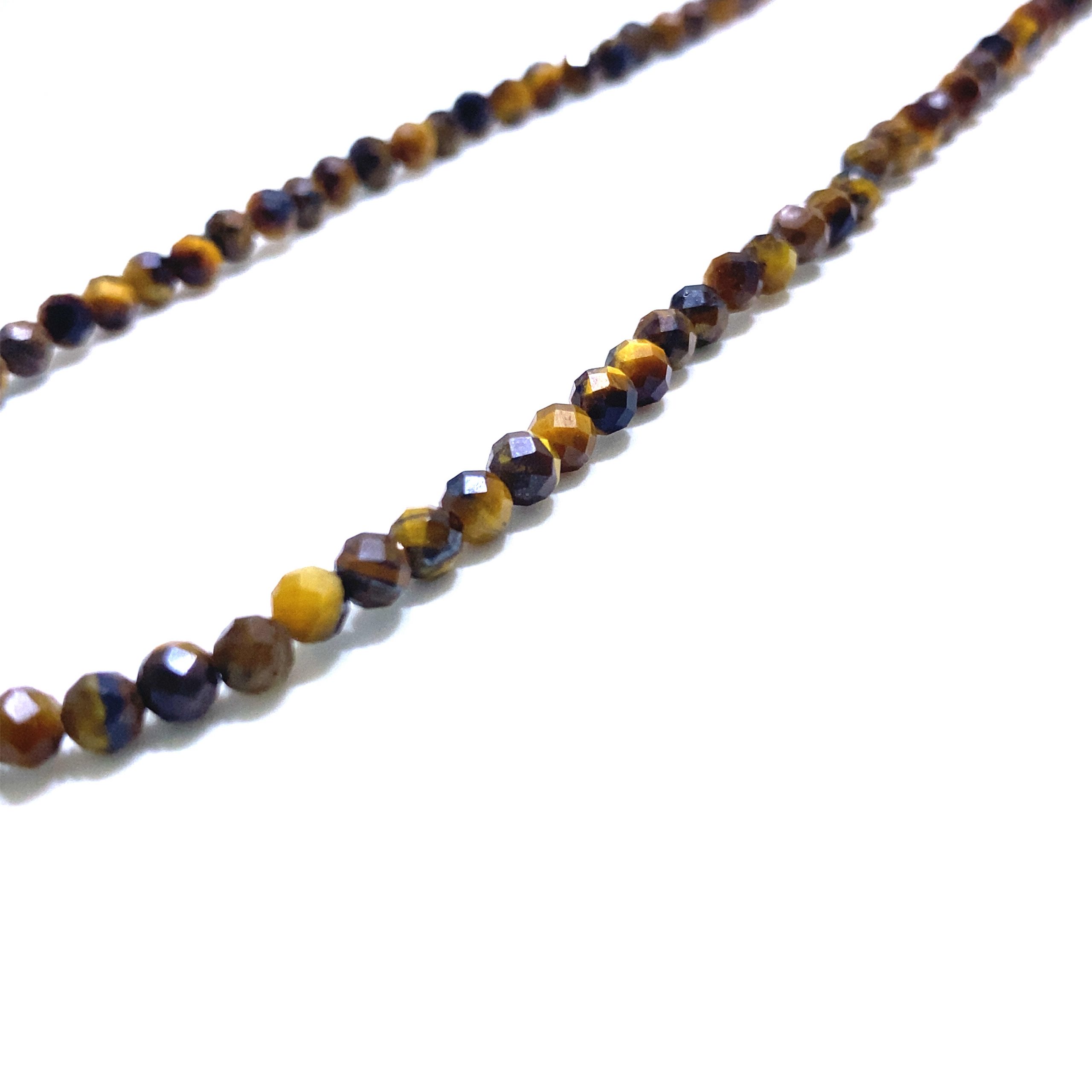 Collier Oeil de Tigre Facettes - Protection et Positivité - 4mm – Image 3