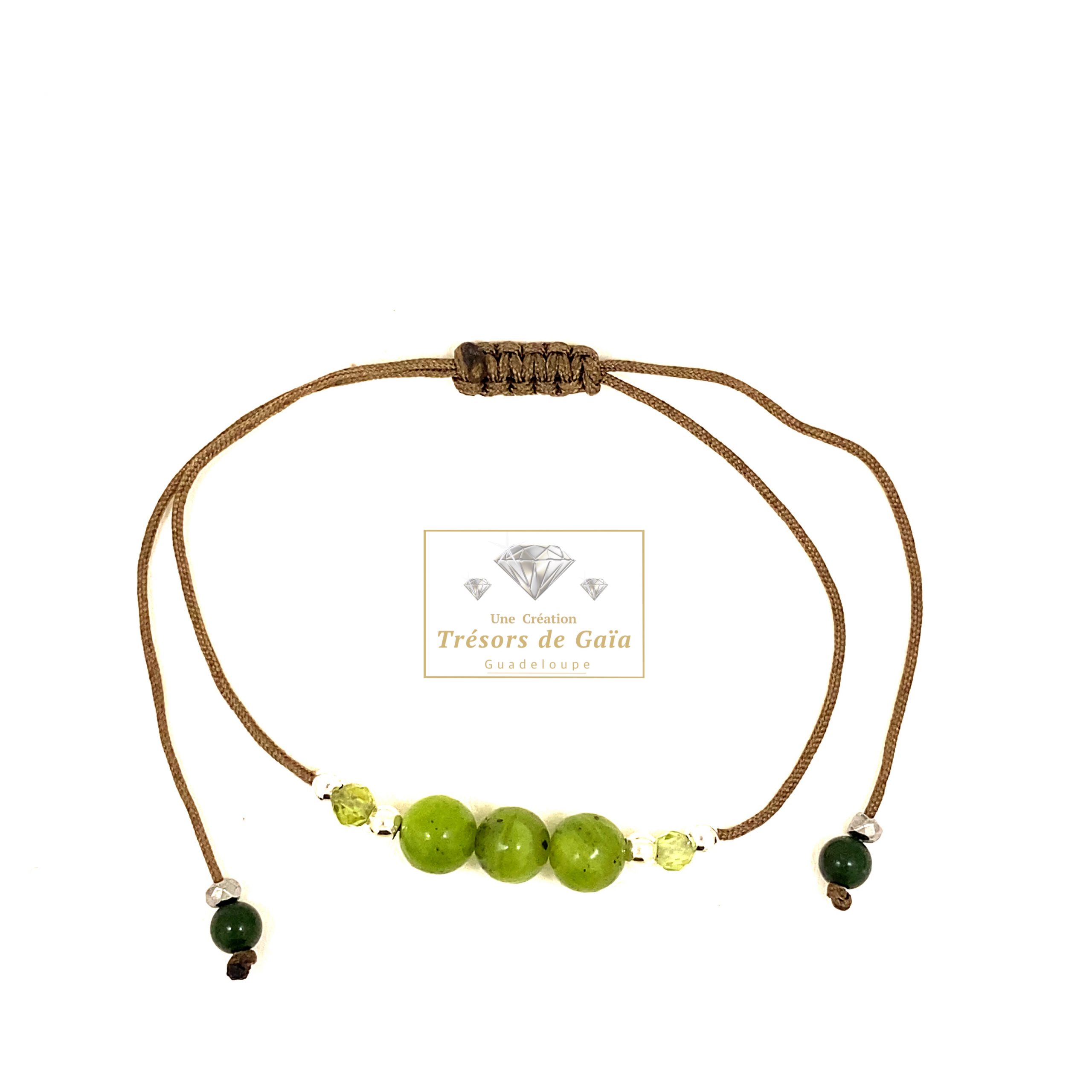 Talisman Anti-Stress et Réussite - Jade Néphrite et Péridot – Image 11