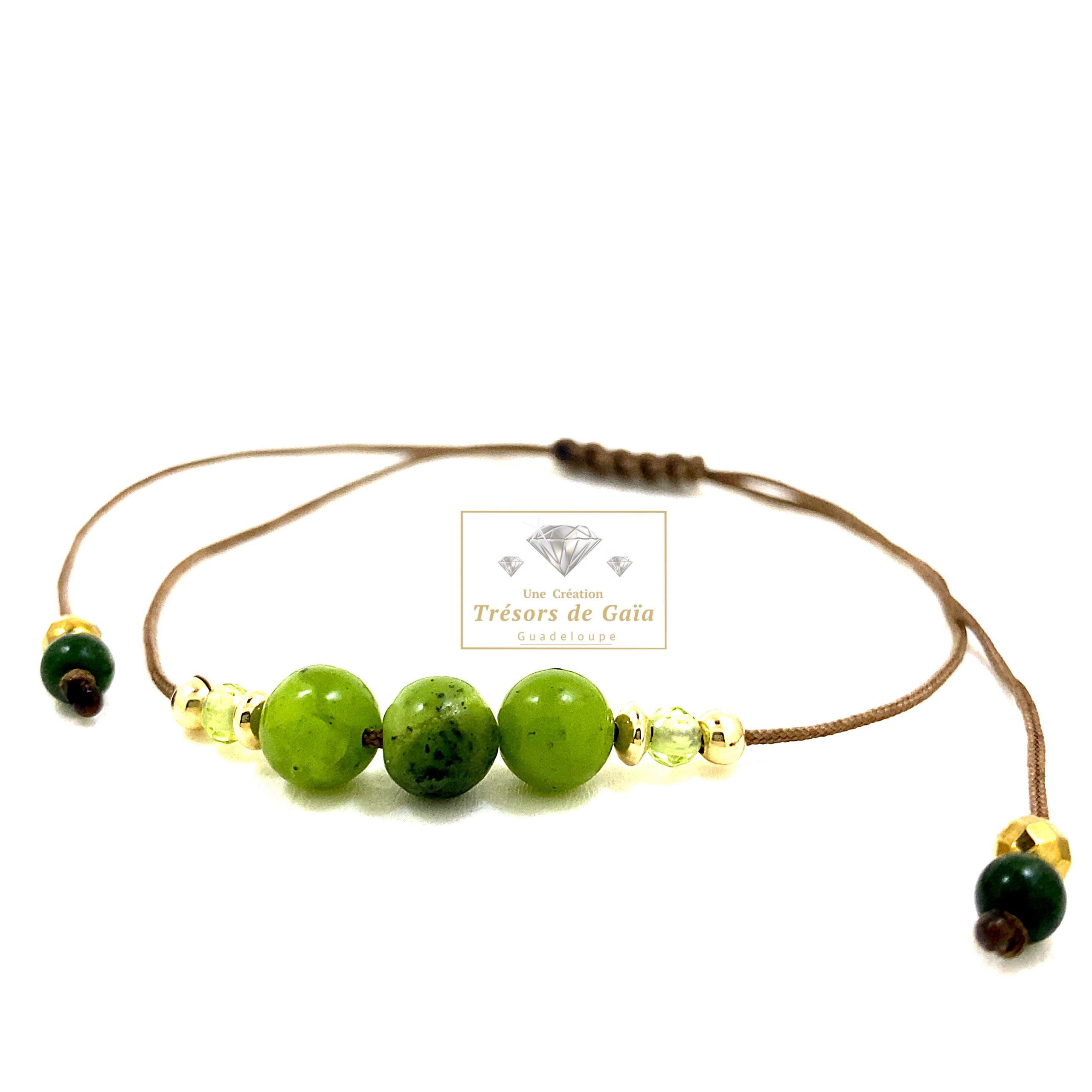 Talisman Anti-Stress et Réussite - Jade Néphrite et Péridot – Image 12