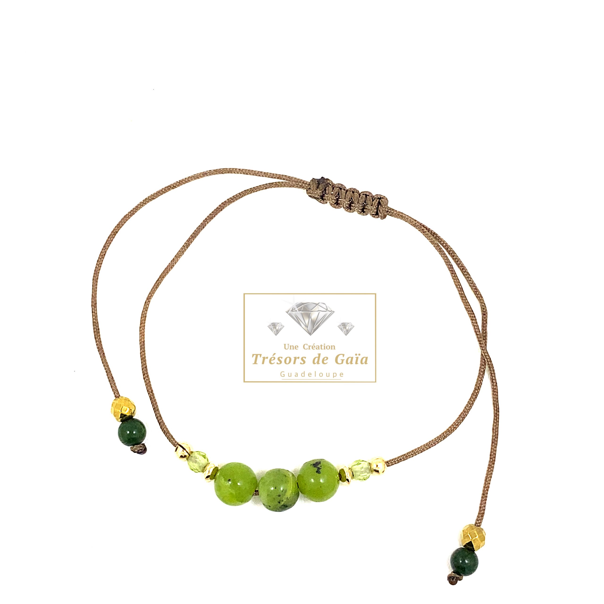 Talisman Anti-Stress et Réussite - Jade Néphrite et Péridot – Image 13