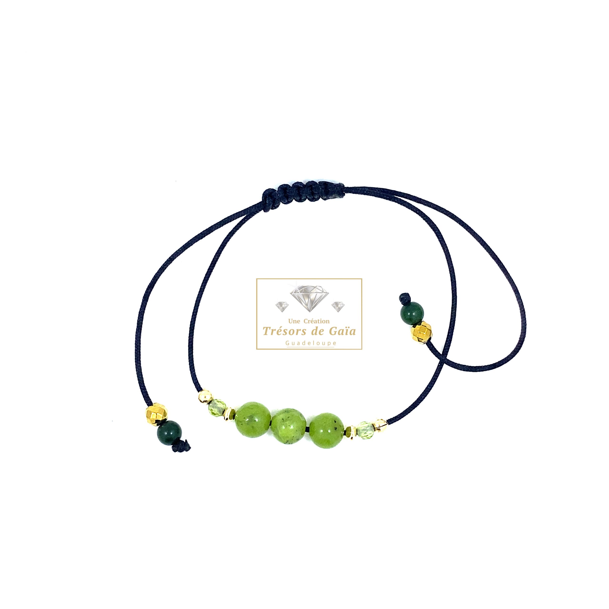 Talisman Anti-Stress et Réussite - Jade Néphrite et Péridot – Image 5