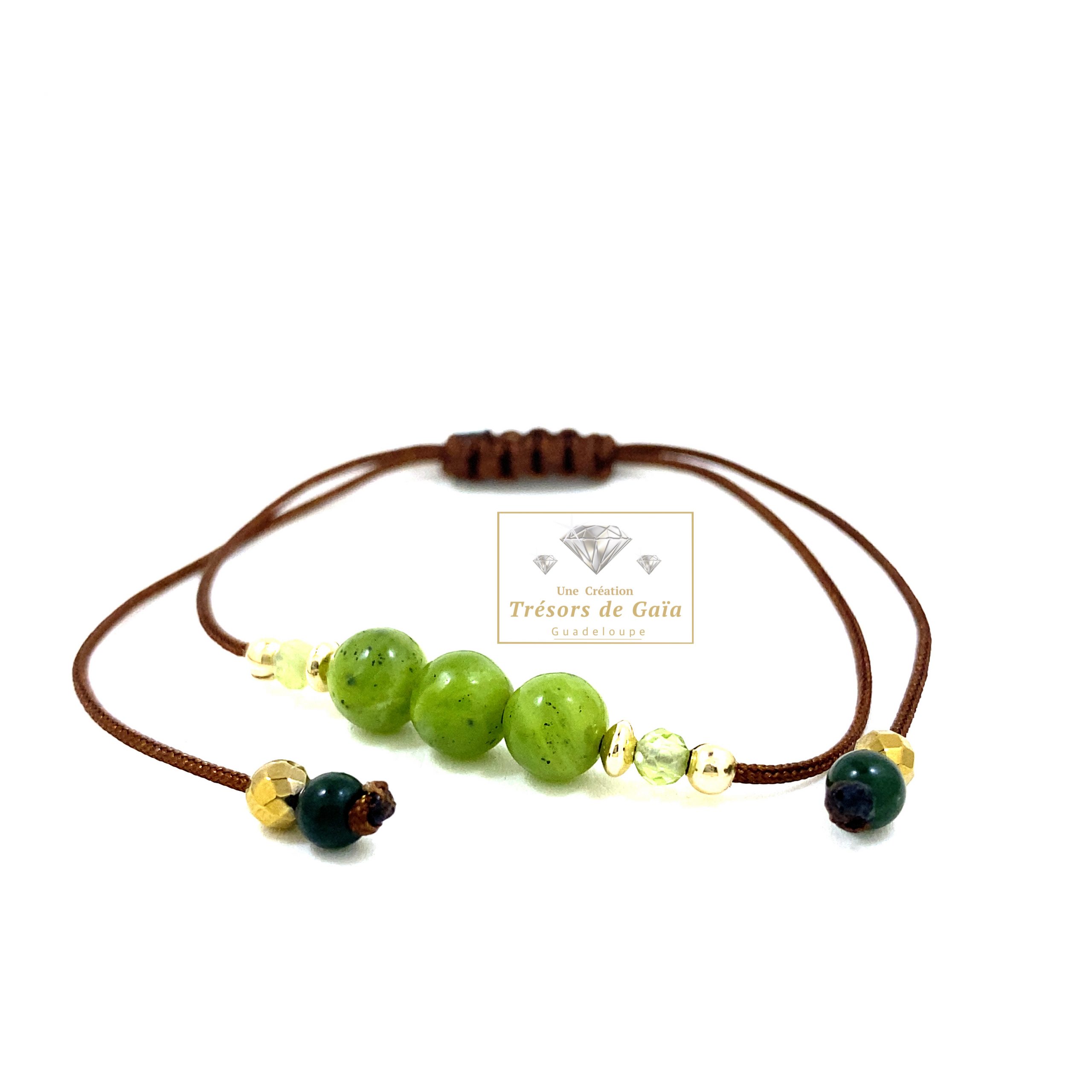 Talisman Anti-Stress et Réussite - Jade Néphrite et Péridot – Image 6