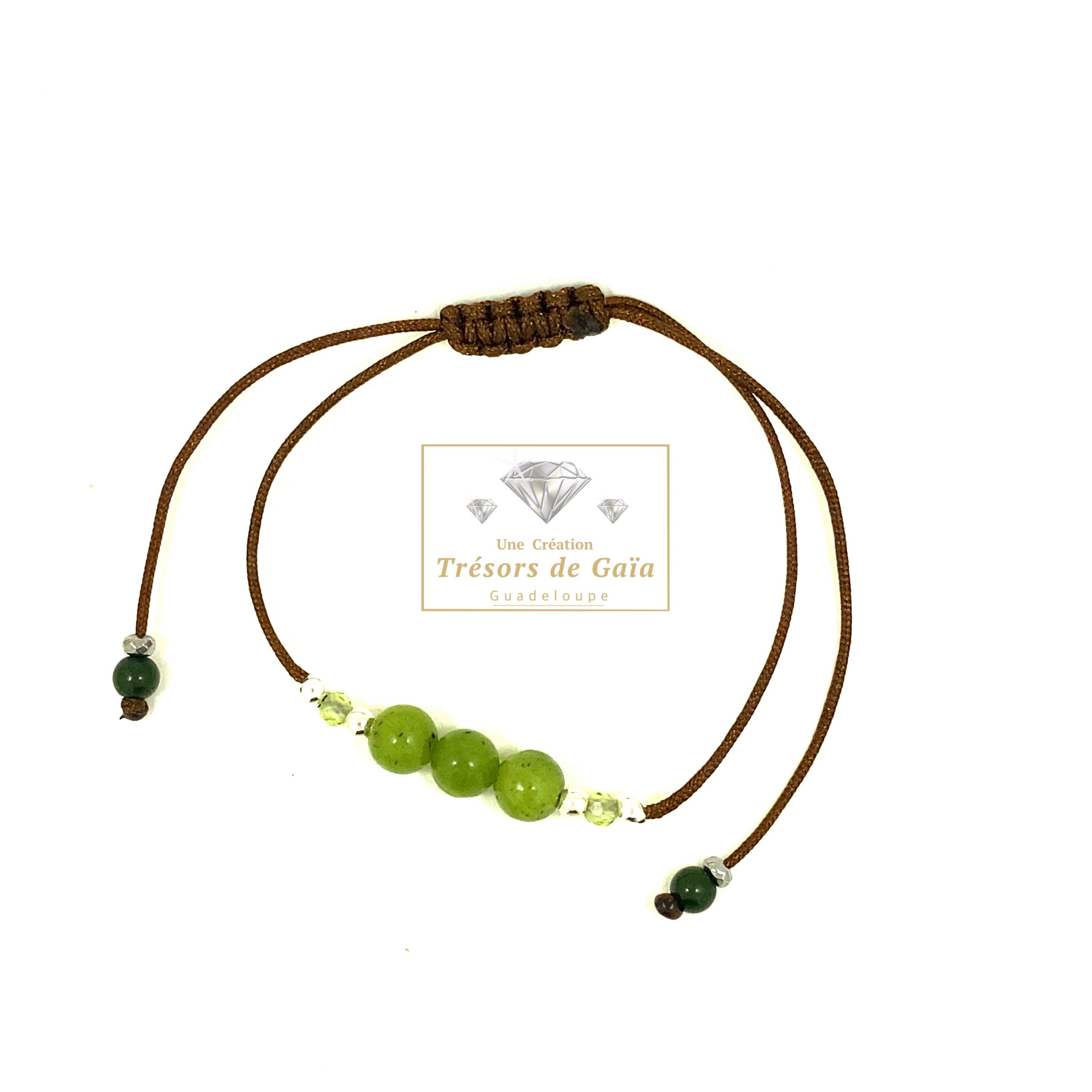 Talisman Anti-Stress et Réussite - Jade Néphrite et Péridot – Image 9