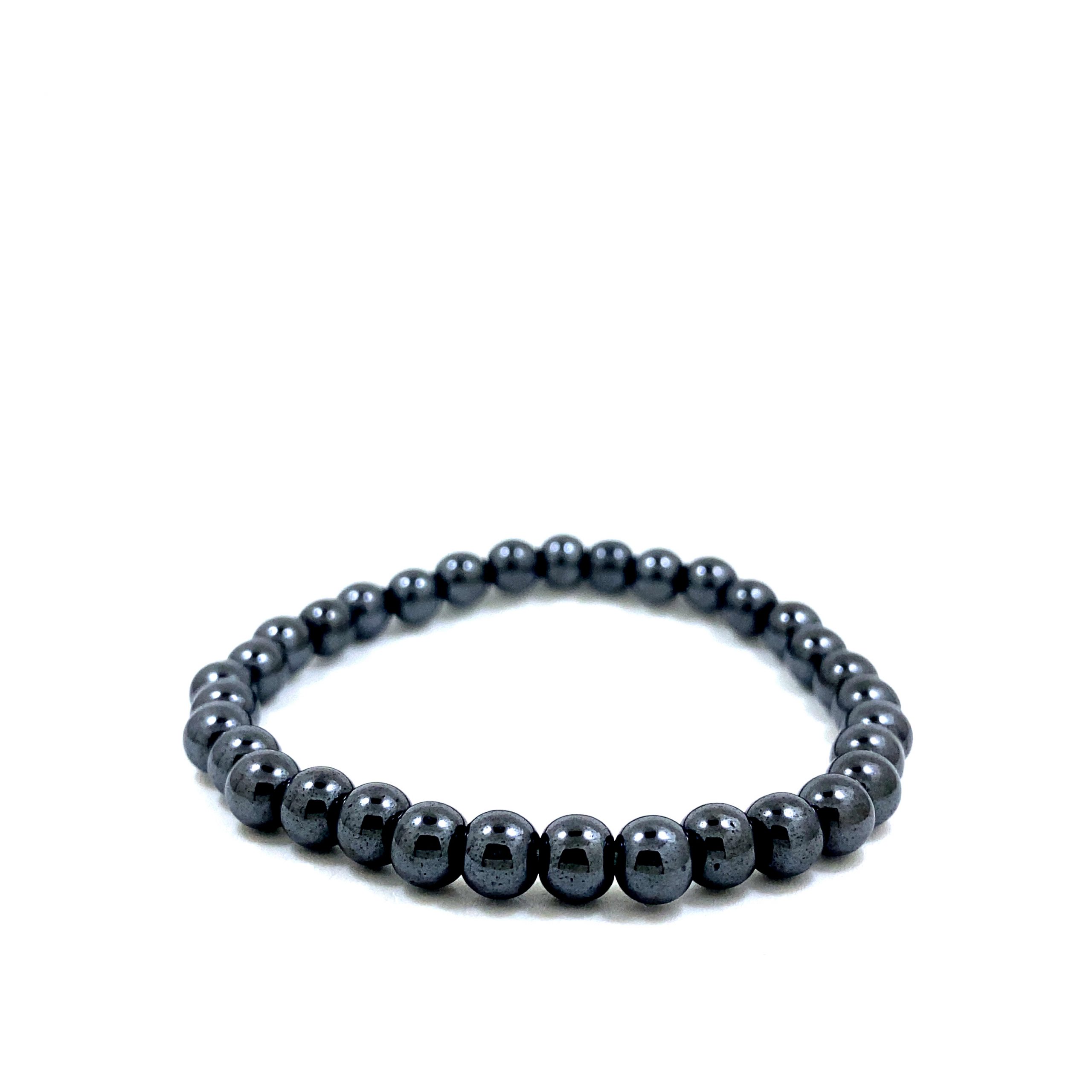 Hématite - Bracelet élastique - Du 6mm au 8mm – Image 2