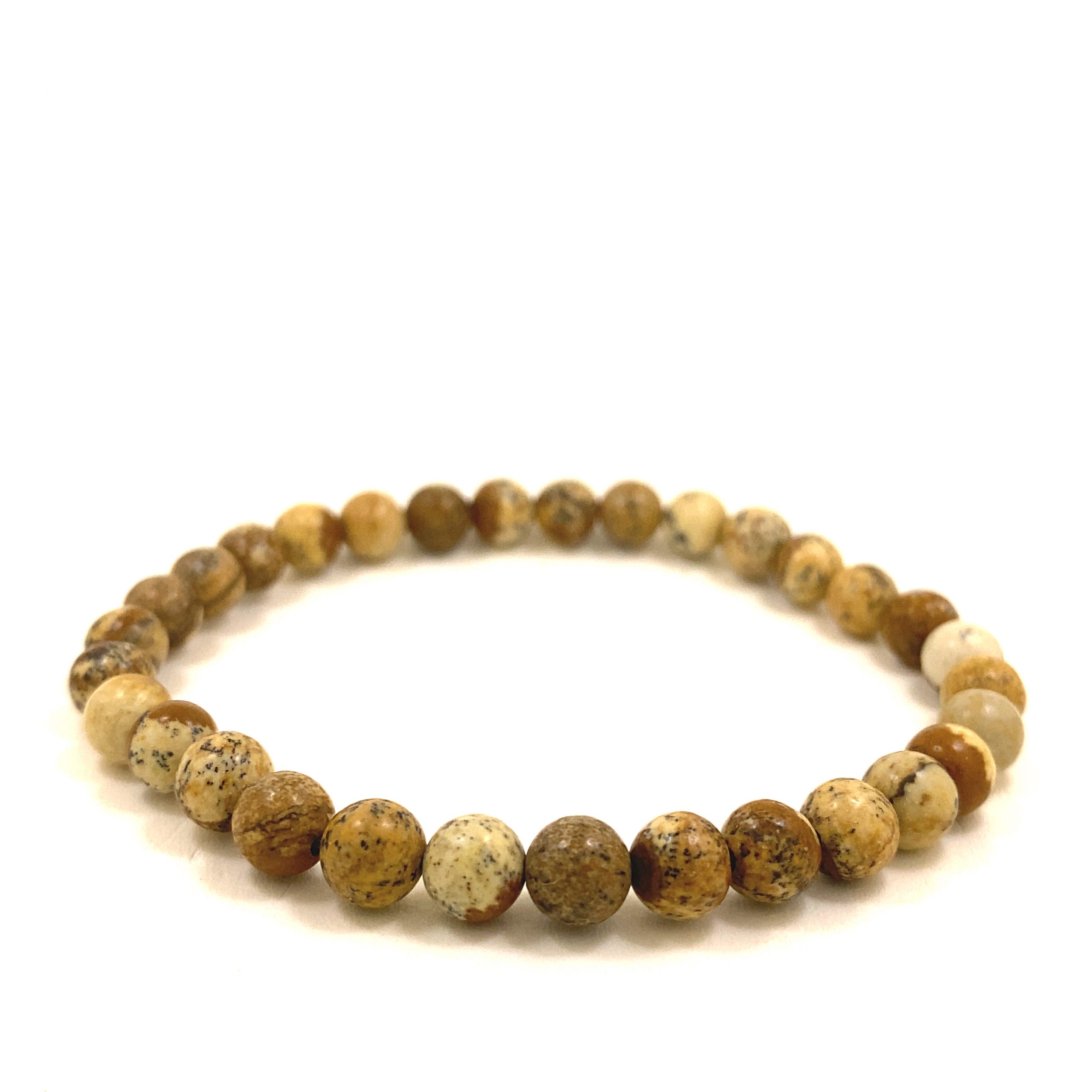 Jaspe Paysage - Bracelet élastique - Du 6mm au 8mm – Image 2