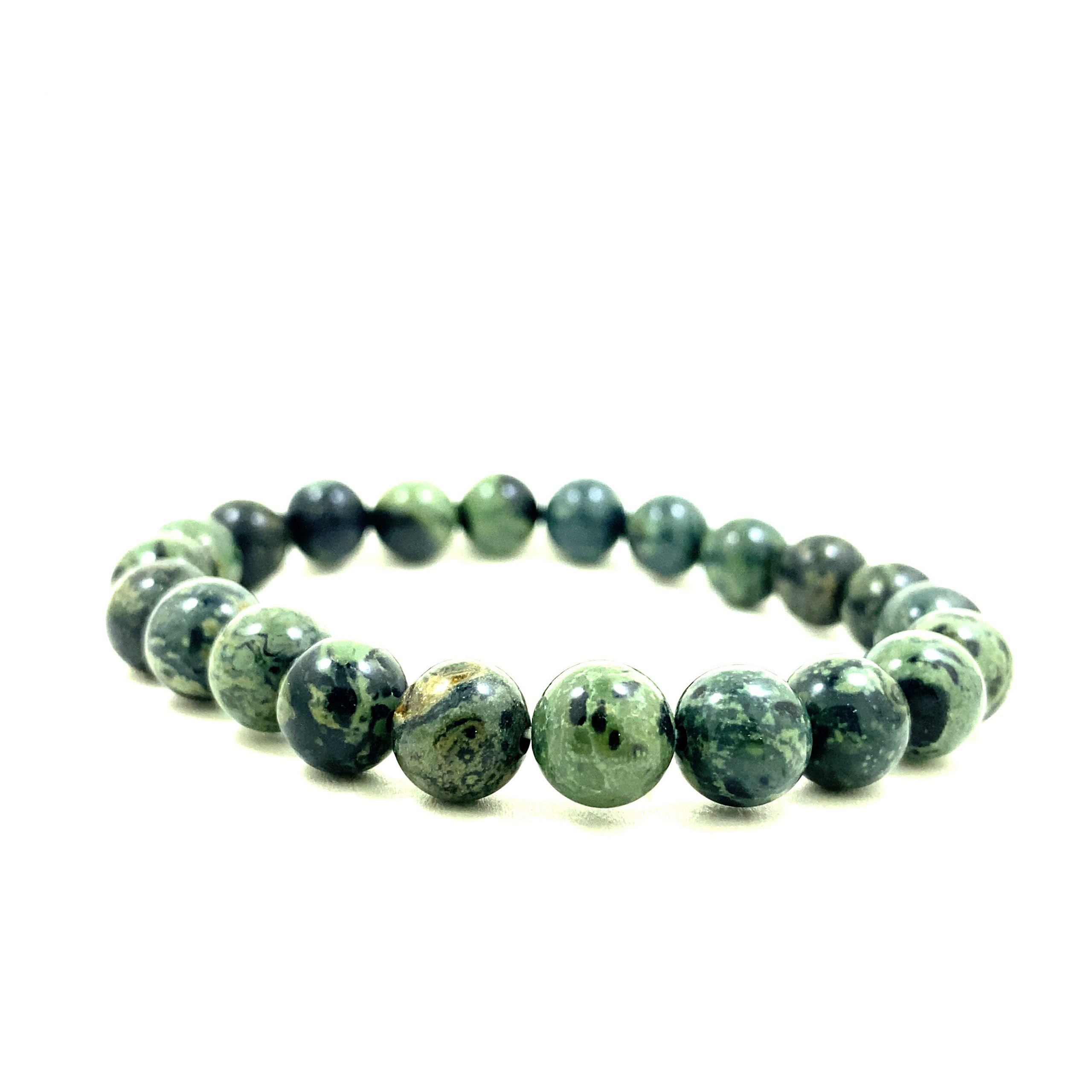 Jaspe Kambaba - Bracelet élastique - Du 6mm au 8mm – Image 2