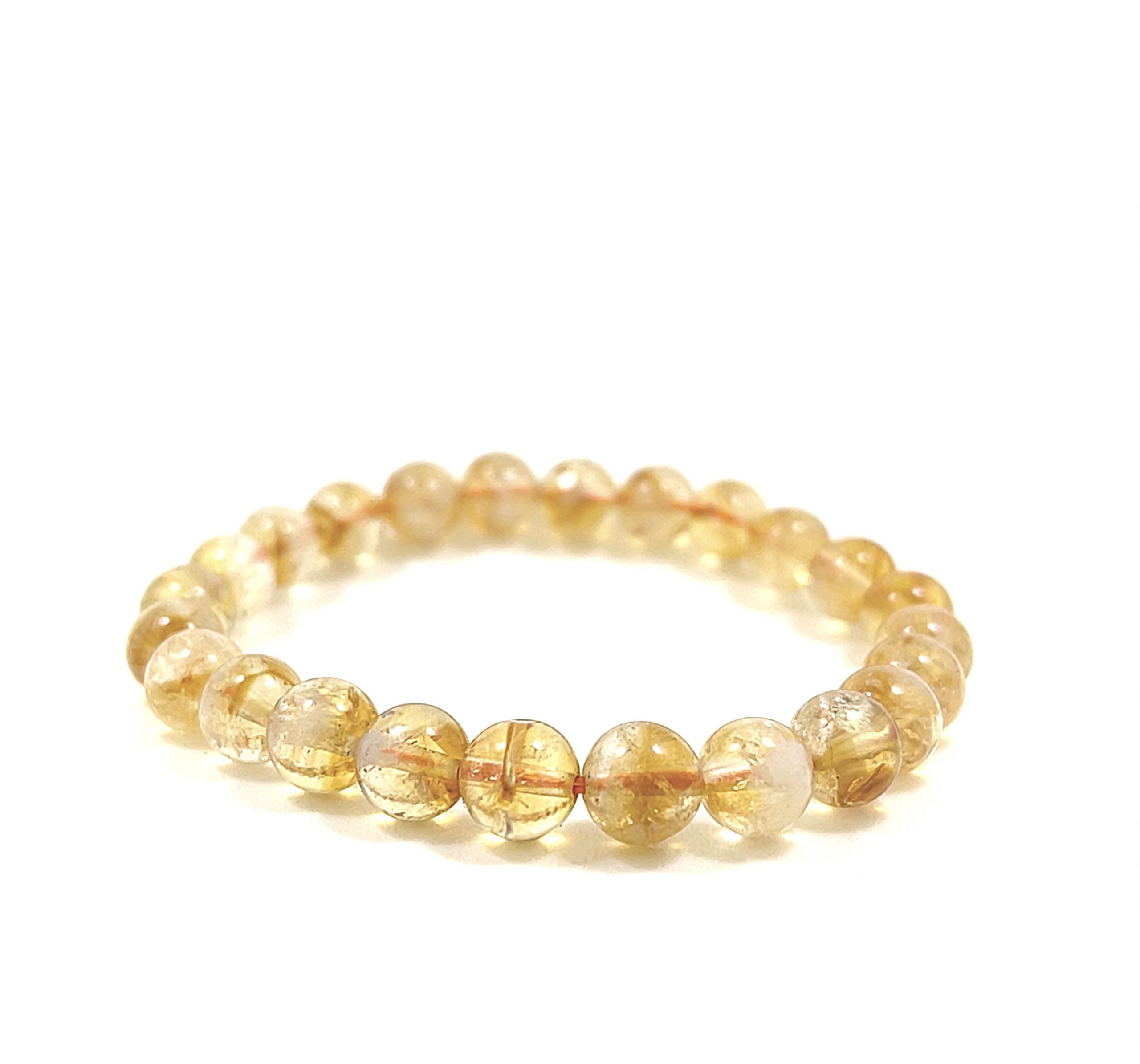 Citrine - Bracelet élastique - Du 6mm au 8mm – Image 2