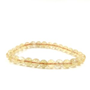 Citrine – bracelet élastique - prospérité