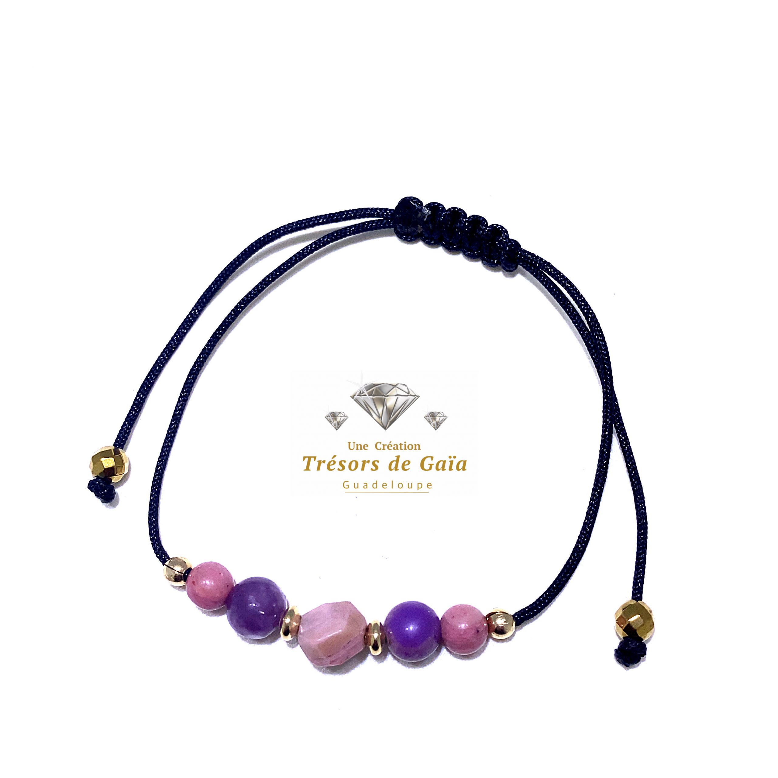 Talisman Amour, Relaxation & Anti-Stress - Bracelet Cordon Réglable – Image 2