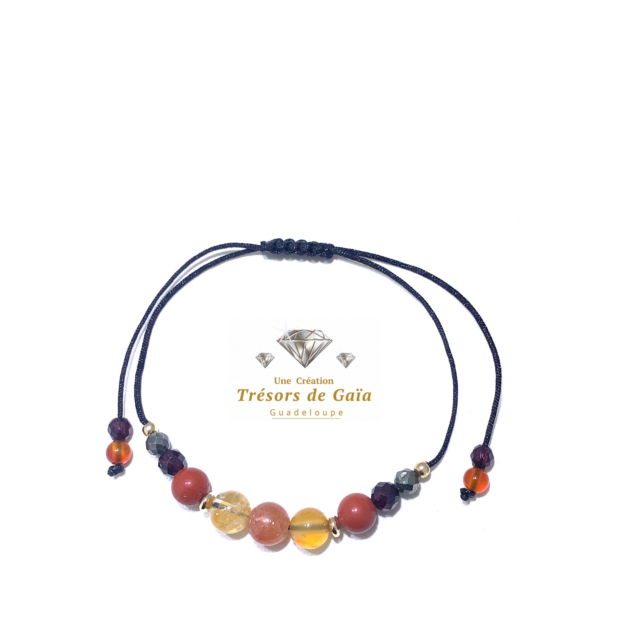 Talisman Réussite, Confiance en soi & Dynamisme - Bracelet Cordon Réglable – Image 2