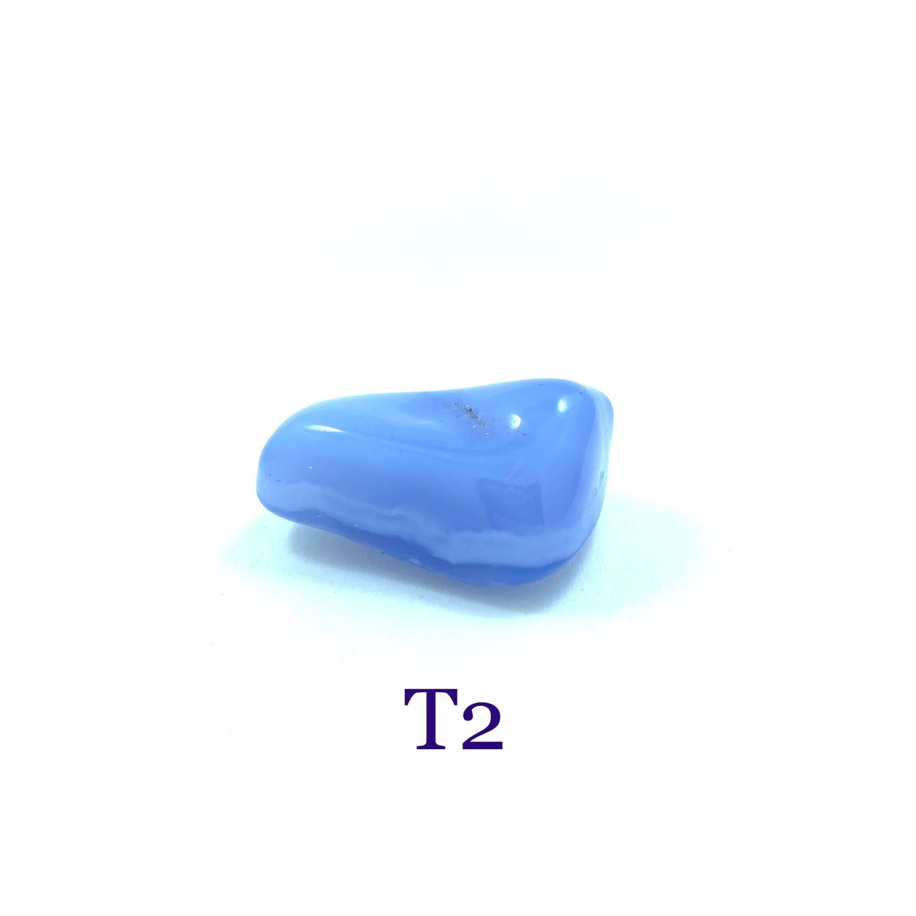 Calcédoine Bleue - Pierres Roulées du T1 au T3 - Gestion des émotions & Apaisement – Image 6