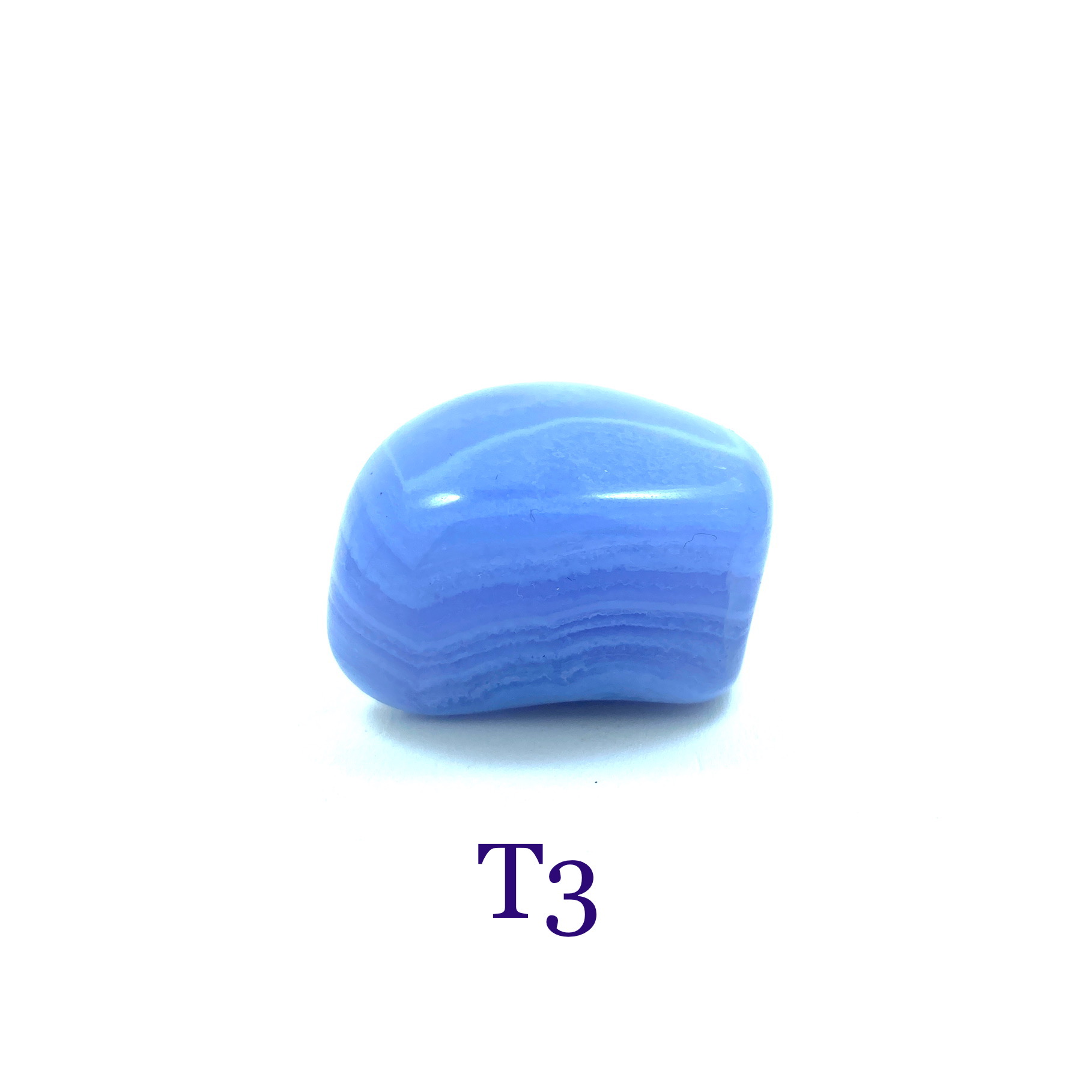 Calcédoine Bleue - Pierres Roulées du T1 au T3 - Gestion des émotions & Apaisement – Image 8