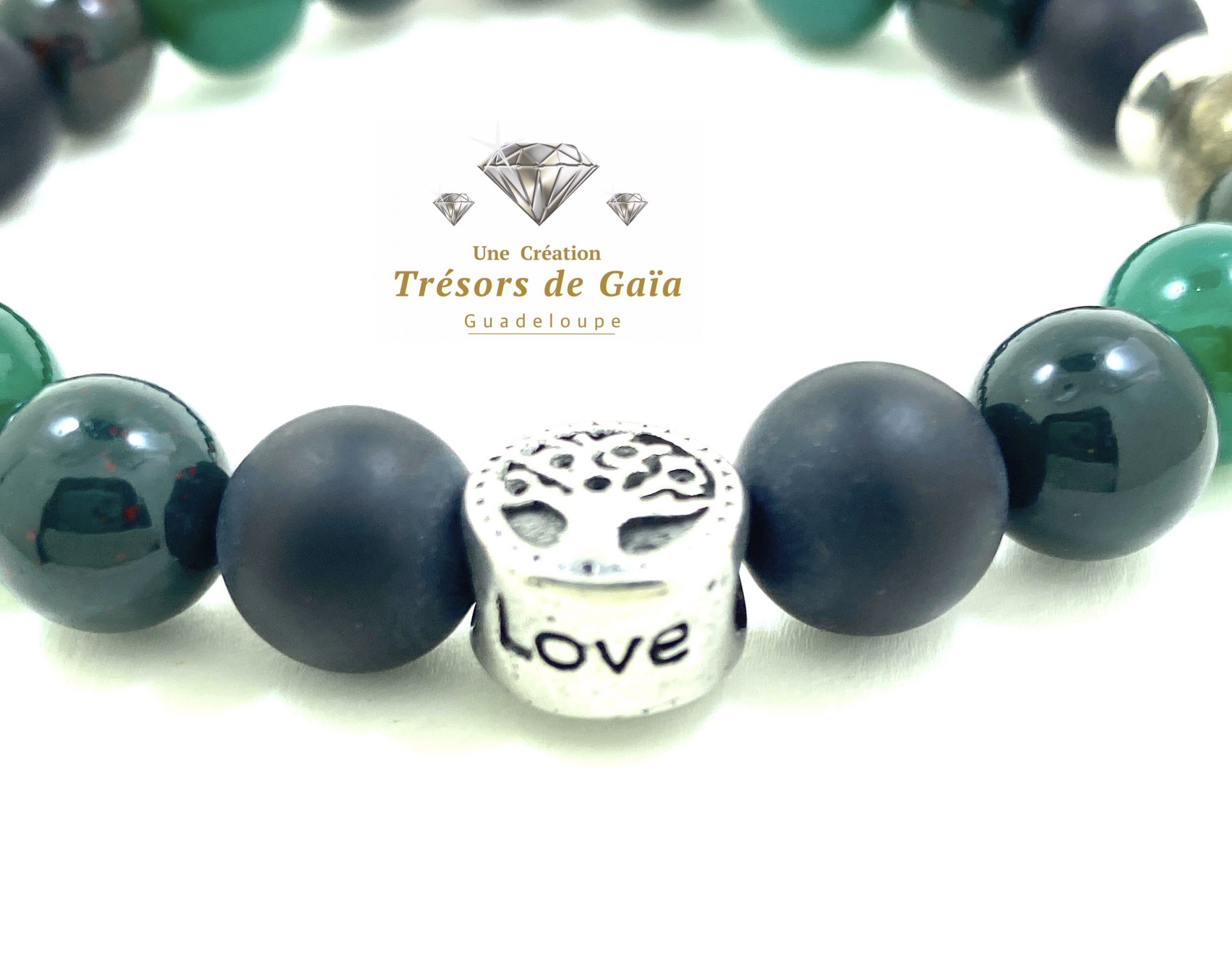 Talisman Réussite, Santé & Harmonie - Bracelet Élastique - Arbre de Vie Acier – Image 3