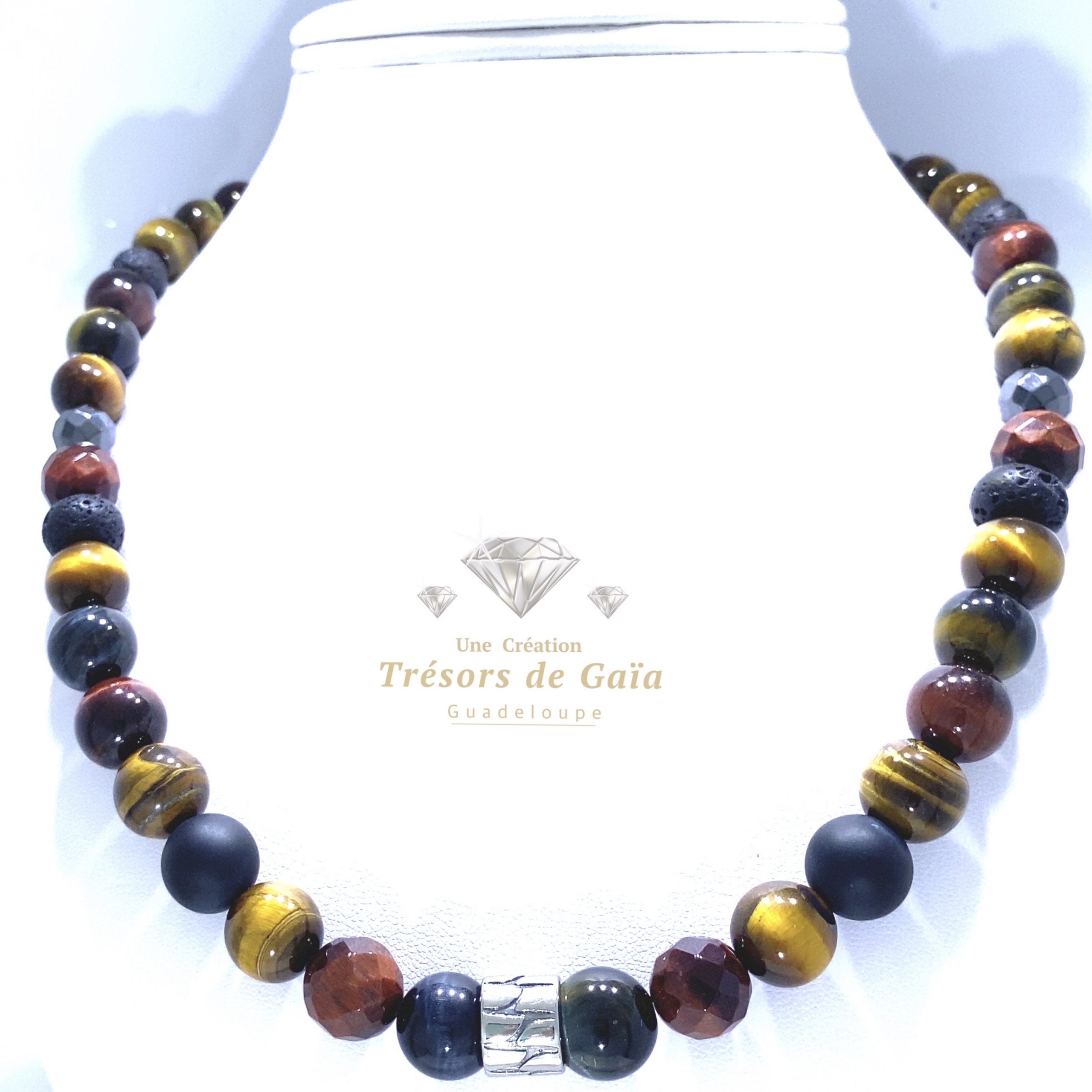 Collier Création Gaïa - Protection et Force - 12mm – Image 2