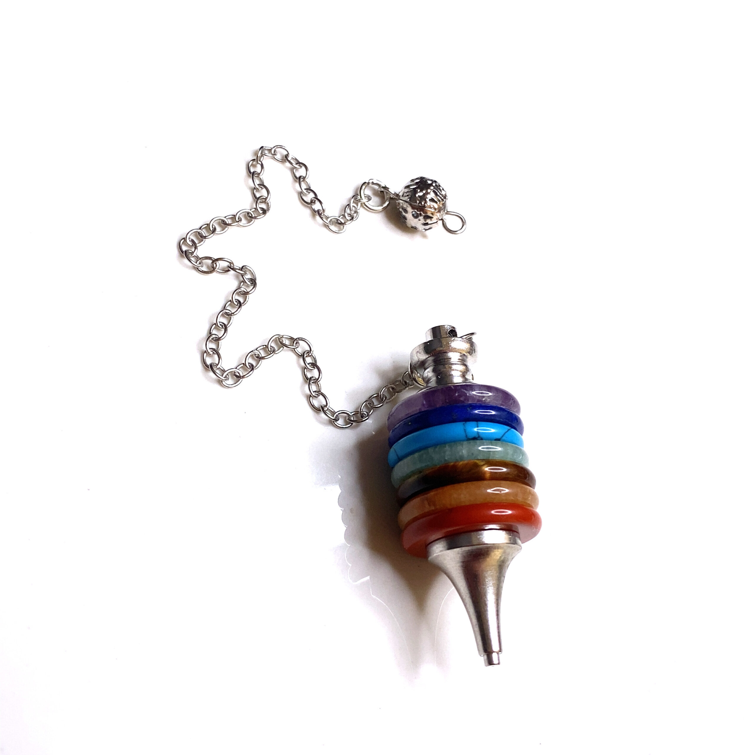 Pendule Pierres Naturelles 7 Chakras – Image 2